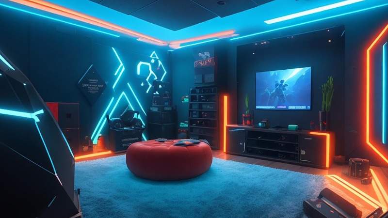 دکوراسیون داخلی خانه و اتاق‌ها با لامپ هوشمند