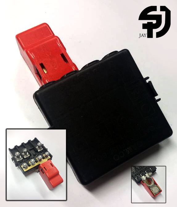 کل مجموعه سر باتری برنجی فابریک کوئیک و شاهین